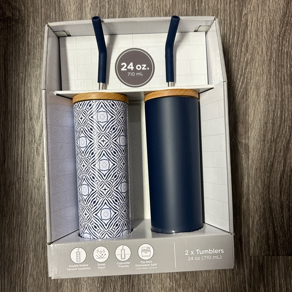 Members Mark pack of 2 24oz tumblers